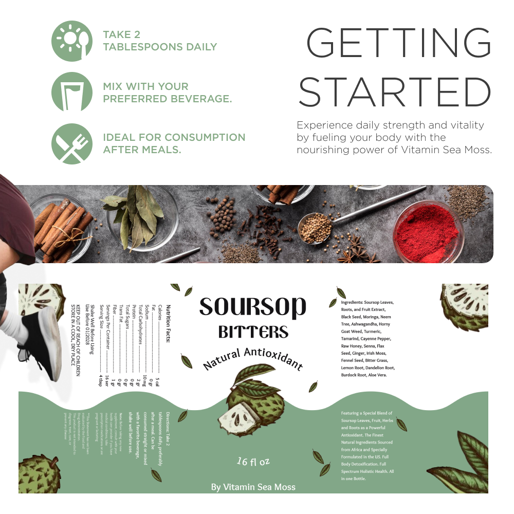 BITTERS BUNDLE (SOURSOP AND SEA MOSS)