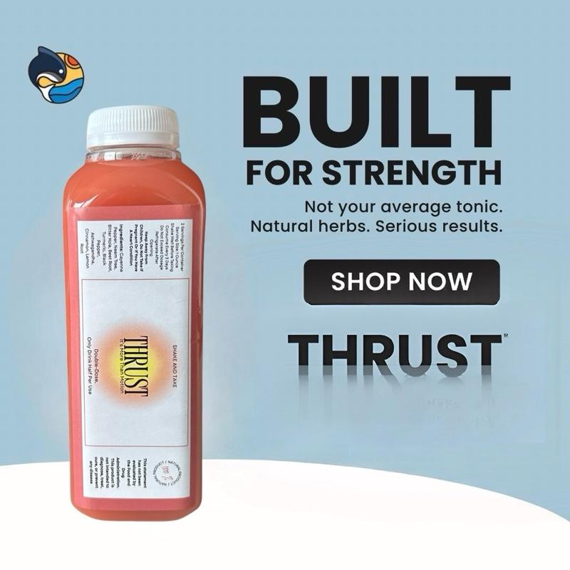 THRUST mens performance booster 16 servings, 2 month supply!